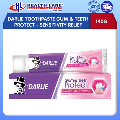 DARLIE TOOTHPASTE GUM & TEETH PROTECT - SENSITIVITY RELIEF (140G)